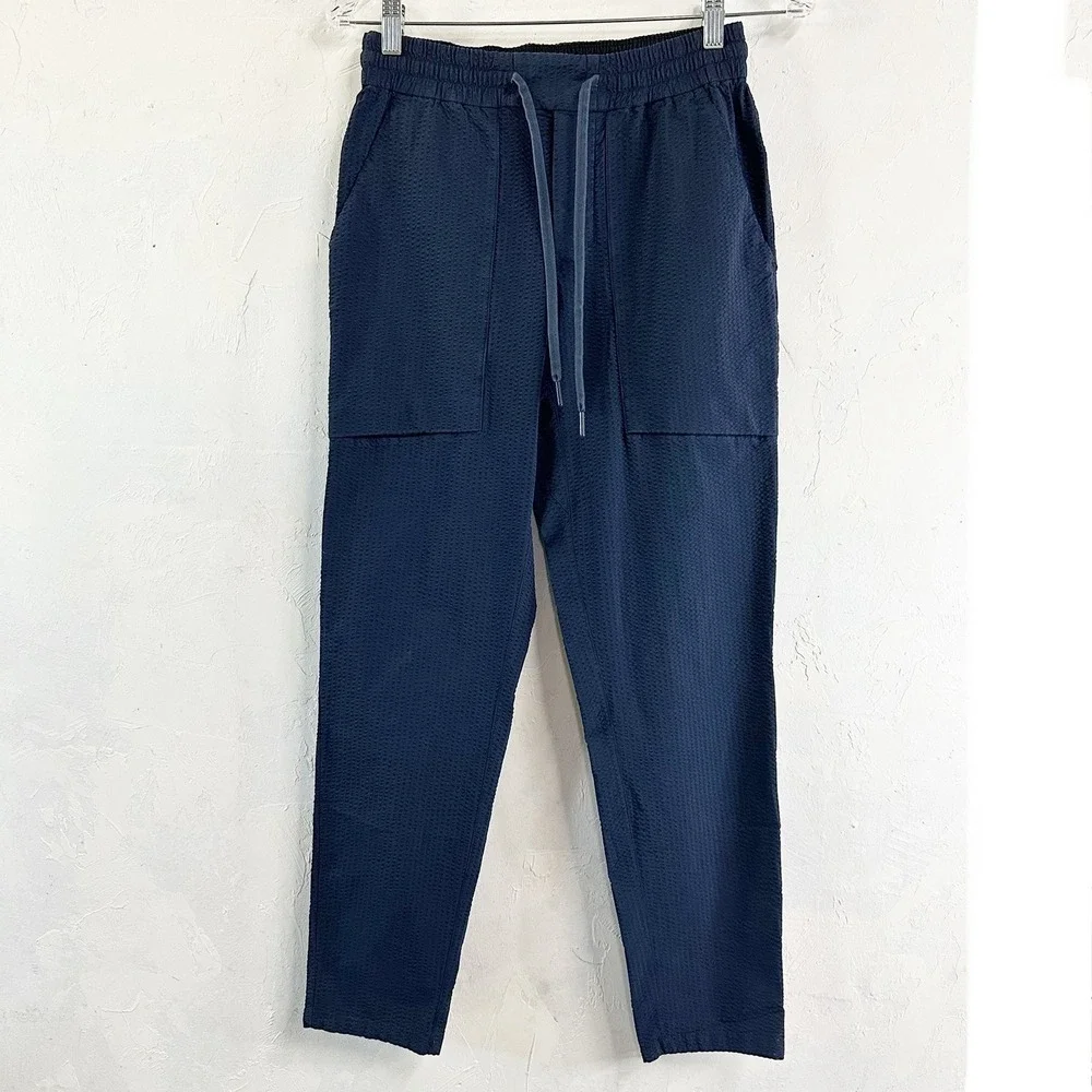 Lululemon Bowline Pants Mens Small Jogger Stretch Elastic Waist Travel Tapered
